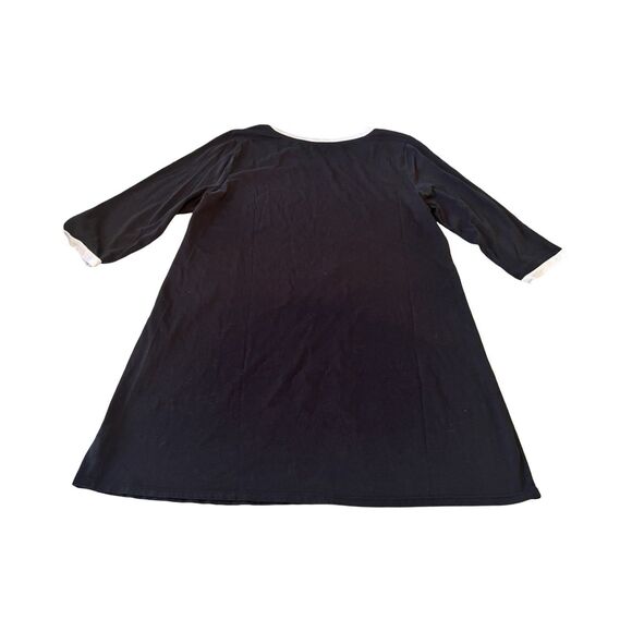Kate Spade‎ Intimates Black Night Shirt Gown Light Sleeper Heavy Dreamer Size XL - Picture 5 of 5